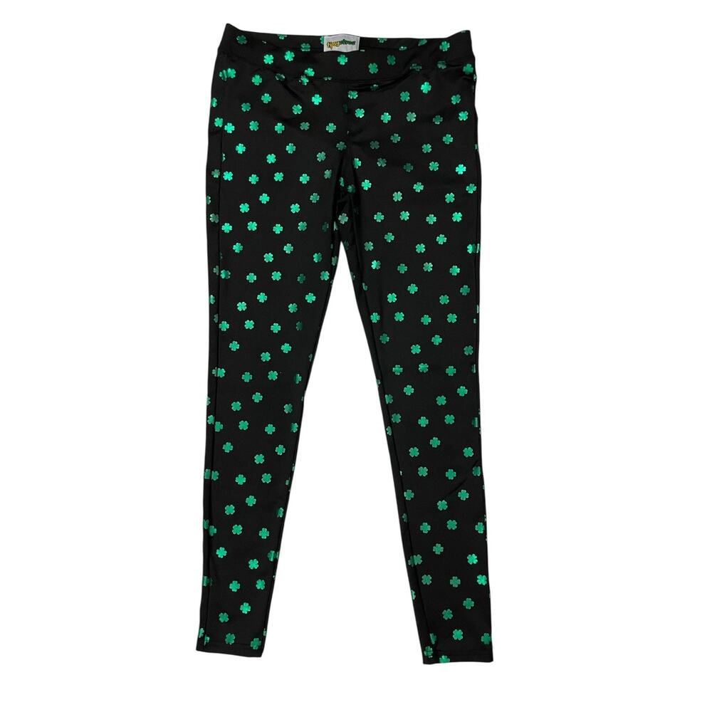 Tipsy Elves Pinch Me Once Leggings - Black Multi - Medium